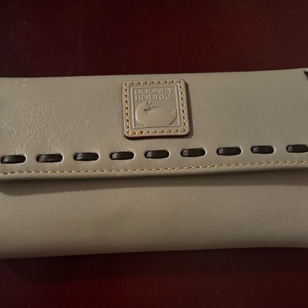 Dooney & Bourke Beige Leather Wallet